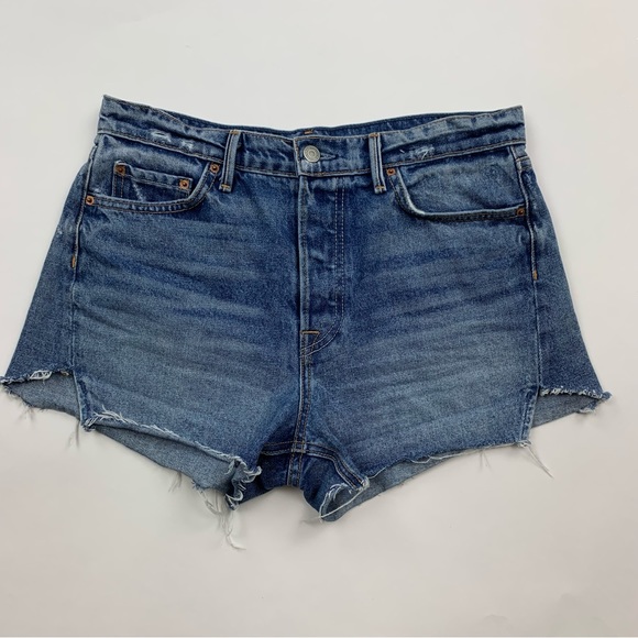 GRLFRND Mardee High Rise Denim Cut Off Shorts Sz 29 - Picture 2 of 13